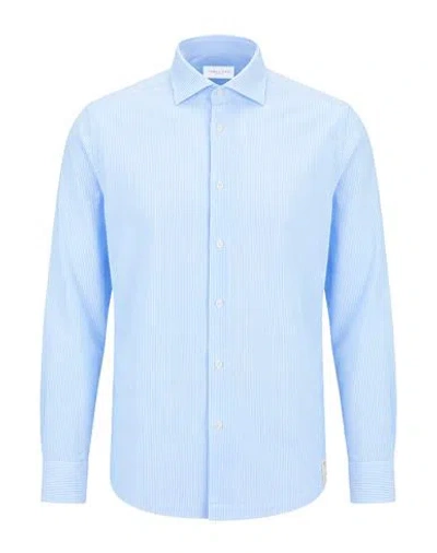 Family First Milano Man Shirt Light Blue Size L Cotton