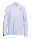 Family First Milano Man Shirt Sky Blue Size Xl Cotton In White