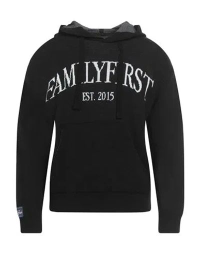 Family First Milano Man Sweater Black Size L Wool, Polyamide, Acrylic