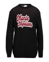 Family First Milano Man Sweater Black Size L Wool, Polyamide, Acrylic In Black