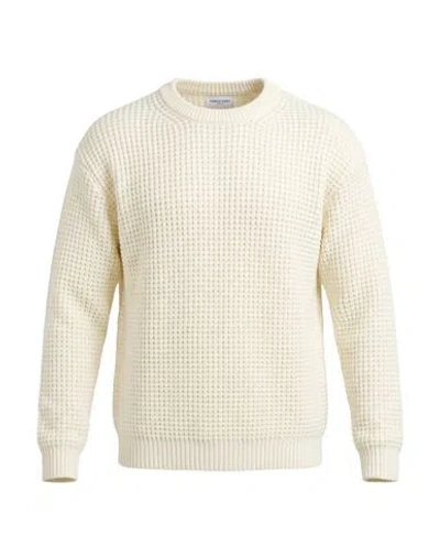 Family First Milano Man Sweater Off White Size L Wool, Polyamide, Acrylic
