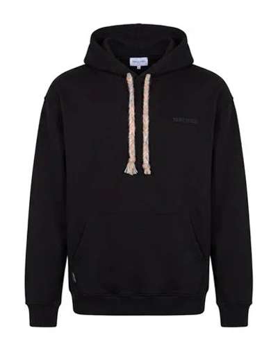 Family First Milano Man Sweatshirt Black Size M Cotton, Polyester