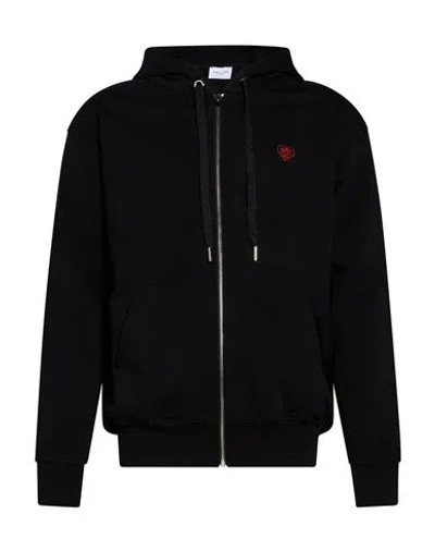 Family First Milano Man Sweatshirt Black Size S Cotton