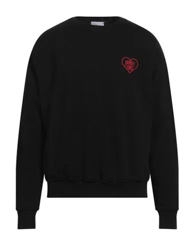 FAMILY FIRST FAMILY FIRST MILANO MAN SWEATSHIRT BLACK SIZE L COTTON