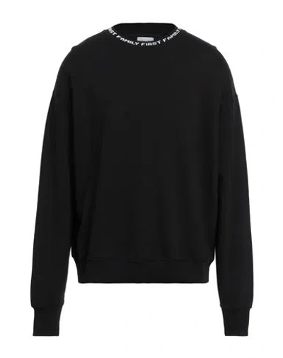 Family First Milano Man Sweatshirt Black Size Xxl Cotton