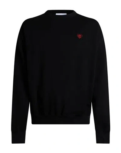 Family First Milano Man Sweatshirt Black Size Xxl Cotton