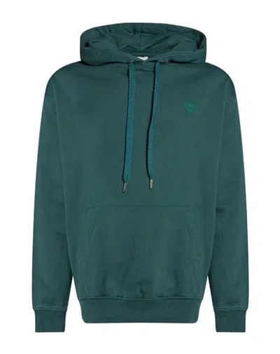 Family First Milano Man Sweatshirt Dark Green Size S Cotton