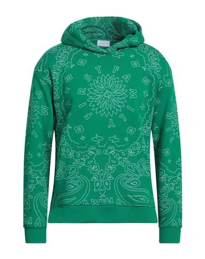 Family First Milano Man Sweatshirt Green Size L Cotton