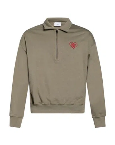 Family First Milano Man Sweatshirt Grey Size M Cotton In Multi