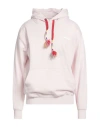 Family First Milano Man Sweatshirt Light Pink Size M Cotton In Pink
