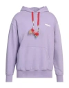 Family First Milano Man Sweatshirt Lilac Size S Cotton In Purple