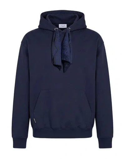 Family First Milano Man Sweatshirt Midnight Blue Size S Cotton