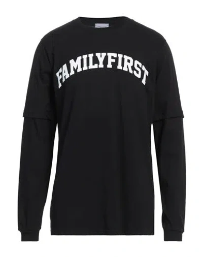 Family First Milano Man T-shirt Black Size Xl Cotton