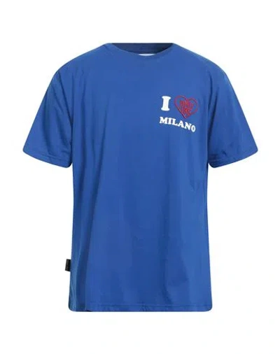 Family First Milano Man T-shirt Blue Size Xs Cotton
