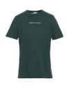 Family First Milano Man T-shirt Green Size Xxl Cotton