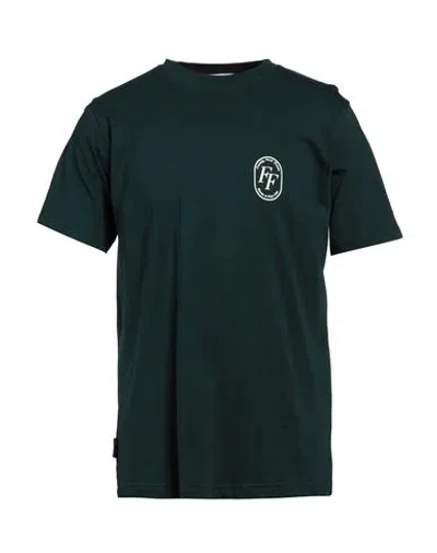 Family First Milano Man T-shirt Green Size Xxl Cotton