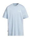 Family First Milano Man T-shirt Light Blue Size Xxl Cotton