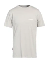 Family First Milano Man T-shirt Light Grey Size Xxl Cotton In Grey