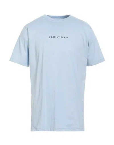 Family First Milano Man T-shirt Sky Blue Size Xxl Cotton