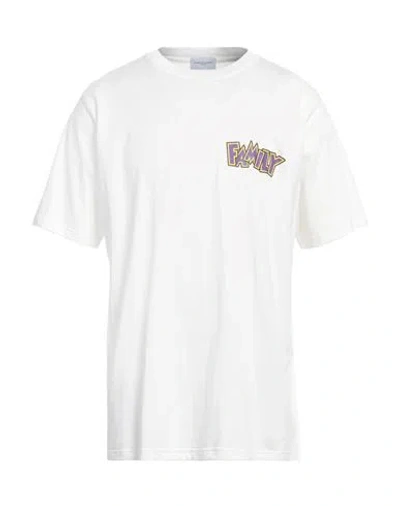 Family First Milano Man T-shirt White Size L Cotton In White