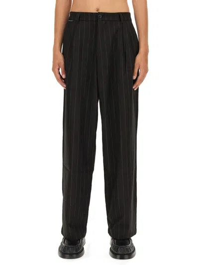 Family First Pleated Pants In Black