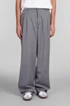 FAMILY FIRST MILANO PANTS IN GREY POLYESTER