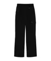 Family First Black Wool Blend Trousers In Black