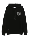 Family First Hoodie Mit Logo-print In Black