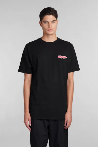 Family First T-shirt In Black Cotton