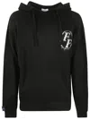 Family First Sweater Hoodie Monogram In Black