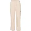 Family First Corduroy Track Pants In Beige
