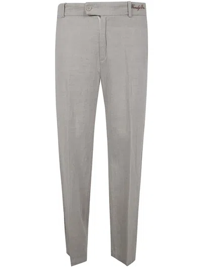 Family First Regular Pants Linen In White