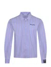 Family First Shirt In  Cotton In Light Blue