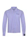 Family First Shirt In  Cotton In Blue