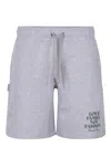 Family First Shorts Made Of Cotton In Light Grey