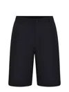 Family First Shorts Made Of Wool Blend.