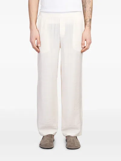Family First Pants In Beige Ramie