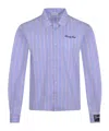 Family First Shirt In  Cotton In Blue