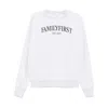 Family First Long Sleeve Sweatshirt In White