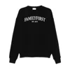 Family First Sweatshirt With Logo In Black