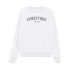 Family First Long Sleeve Sweatshirt In White