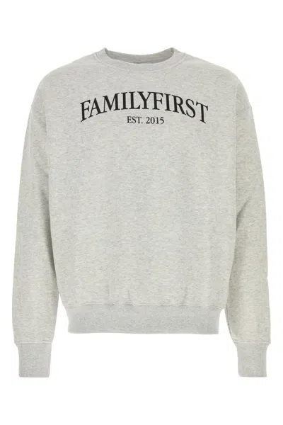 Family First Sweatshirt Crewneck Est. 2015 In Gray