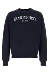 Family First Logo-print Crew-neck Sweatshirt In Blue