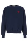 Family First Heart Sweatshirt In Blue