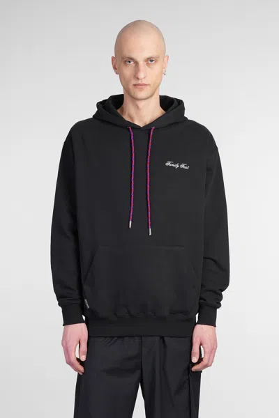 Family First Sweatshirt In Black Cotton