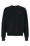 Family First Sweatshirt With Heart Embroidery In Black