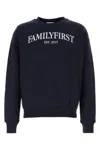 Family First Logo-print Crew-neck Sweatshirt In Blue