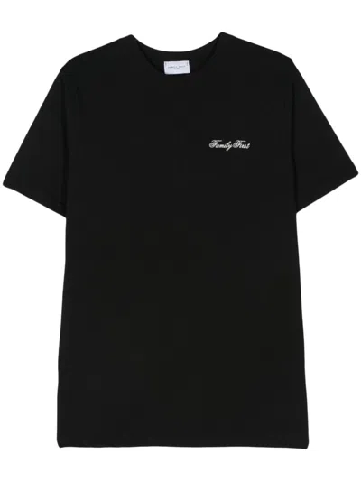 Family First Symbol T-shirt In Black  