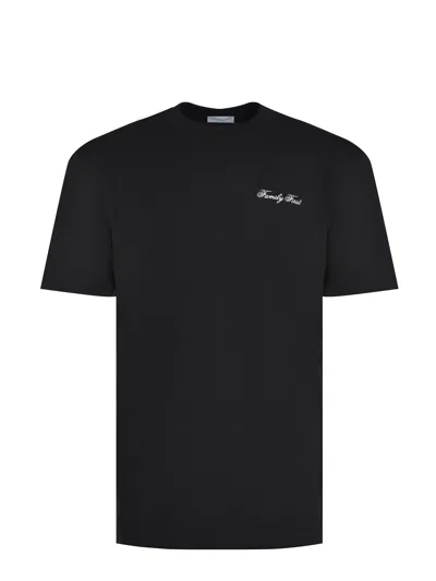 Family First Crew-neck T-shirt In Black