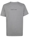 Family First T-shirt Box Logo In Grey